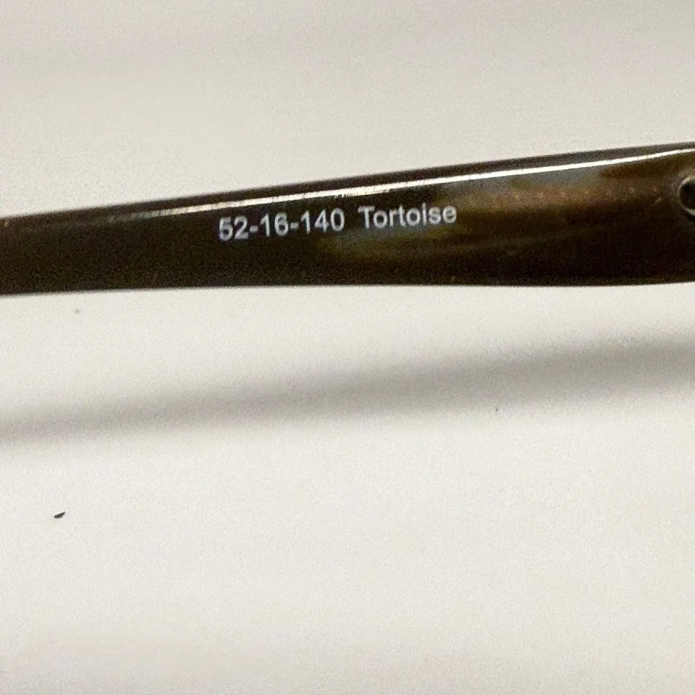 Structure 134 Tortoise Eyeglasses Frames 52-16-140 Brown Rectangular Eyewear‎
